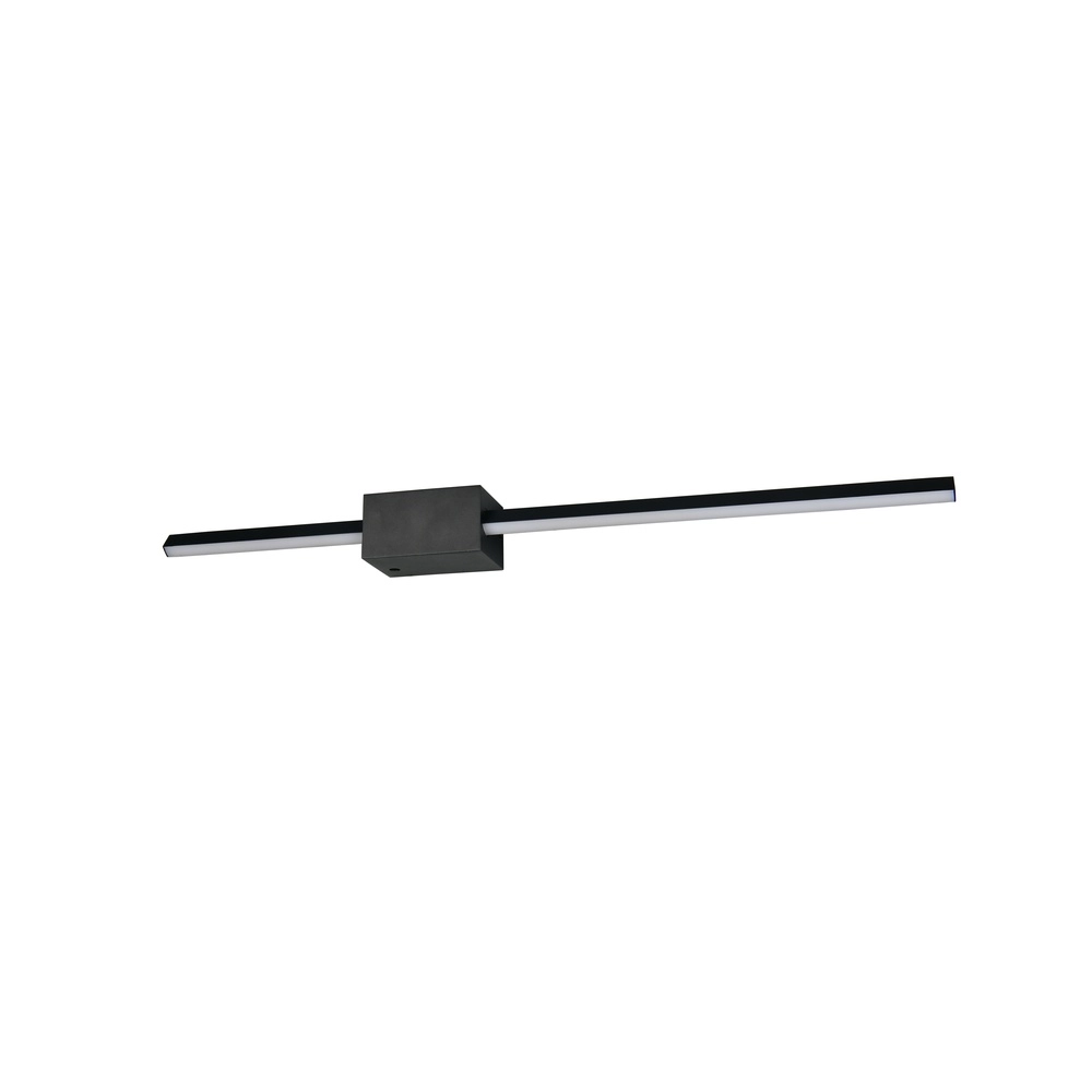 Moderne wandlamp Cassino zwart 70,5cm Trio 4017807683226