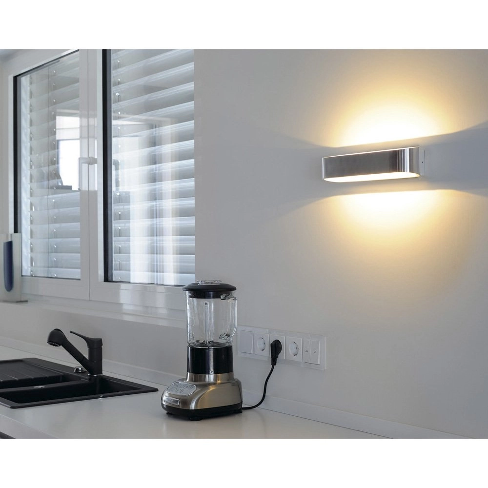 Led wandlamp Asso 300 2x5w - 3000K - 30cm metaalgrijs SLV 4024163142243