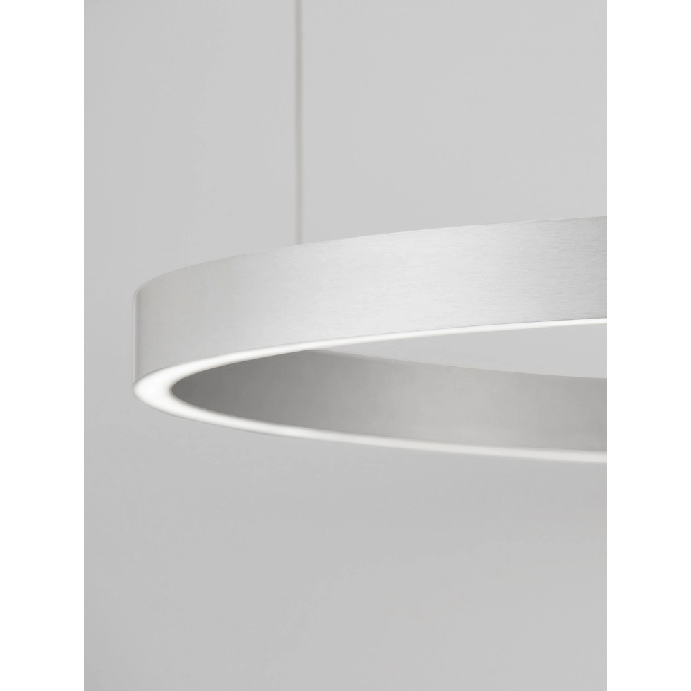 Design hanglamp Elowen zilvergrijs Ø 98cm Lyora 5212017439154
