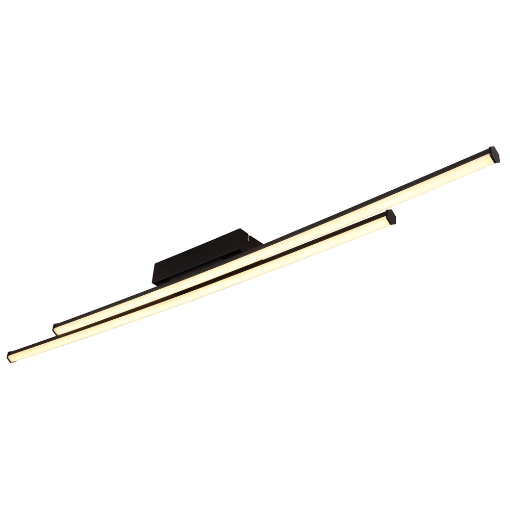 Moderne plafondlamp Kirina 110cm zwart