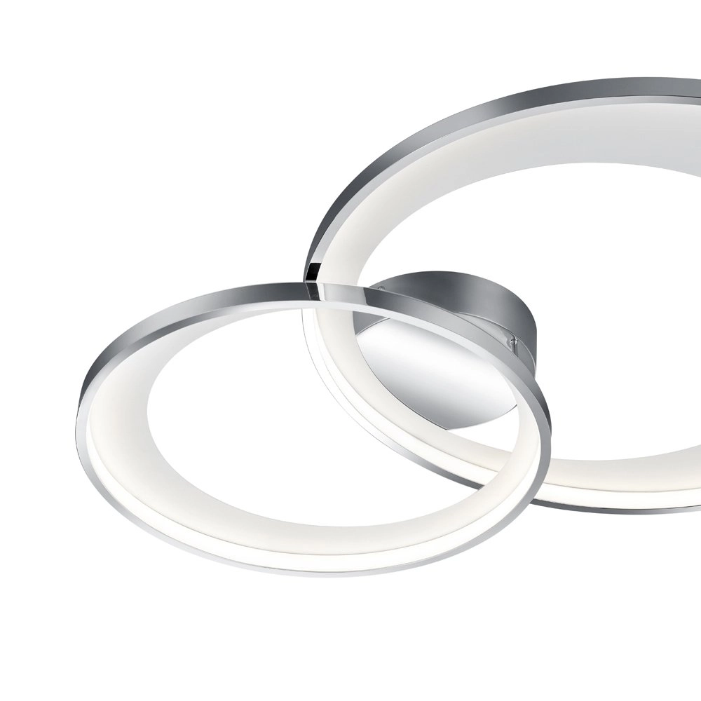 Plafondlamp Granada 36watt grijs Trio 4017807433371