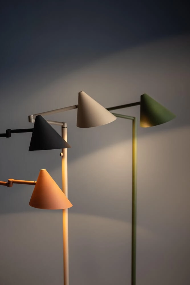 Vloerlamp Marvis zandkleurig design ETH 8720195307051