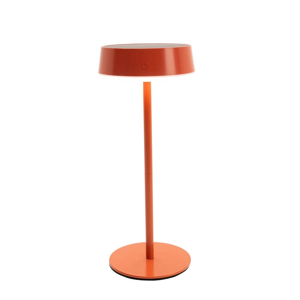 Strakke tafellamp Simeri hybride rood