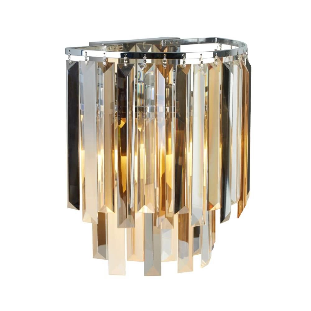 Kristallen wandlamp Clarissa