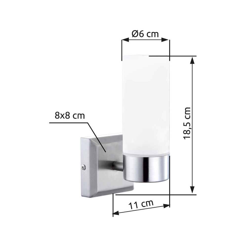 Wandlamp Space nikkel Globo 9007371157228