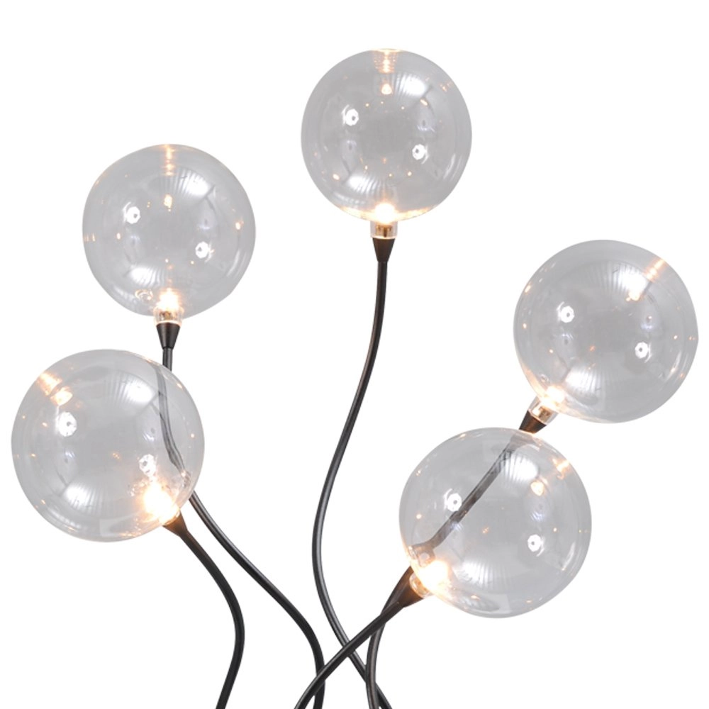 Led tafellamp Gio 5-lichts zwart Masterlight 8718121182124