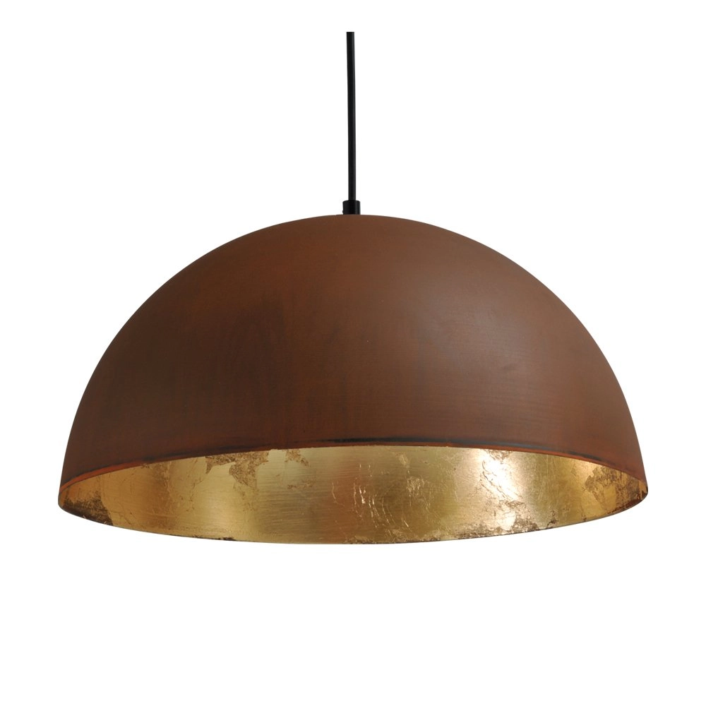 Hanglamp Industria Rust Gold 40