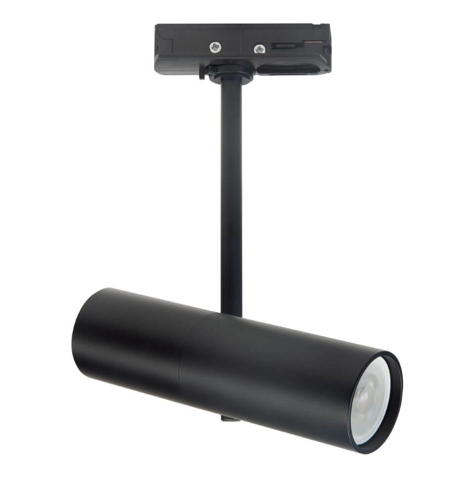 1-fase zwarte railspot Trend Mini GU10