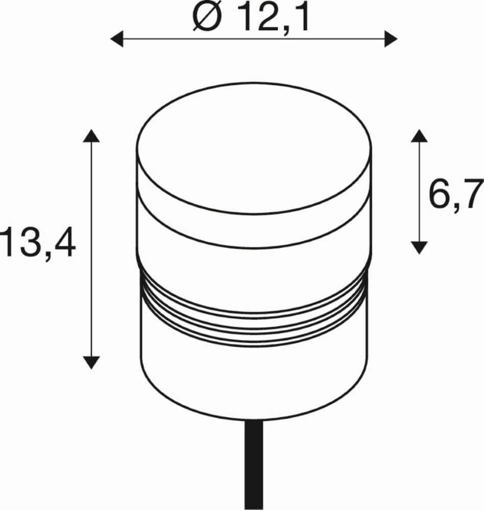 M-Pol Head S difuus - 360gr - 2700K SLV 4024163275217