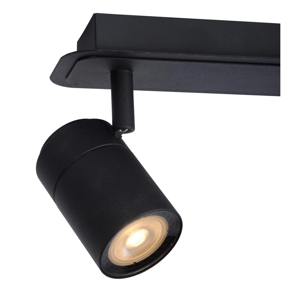 Plafondspot Lennert 3-lichts zwart Lucide 5411212262691