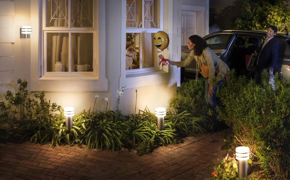 Tuinlamp Hue Tuar zilvergrijs Philips 8718696166086
