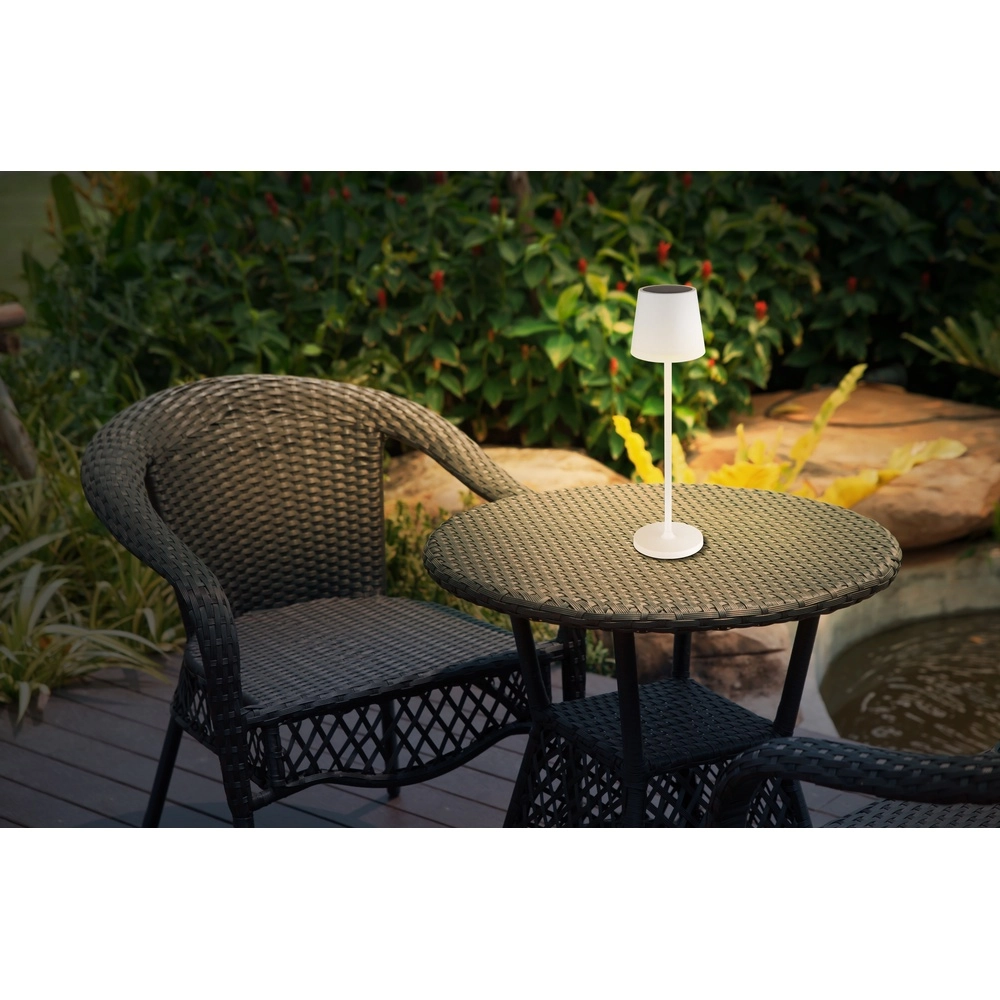 Solar tafellampje Vannieso wit Globo 9007371449699