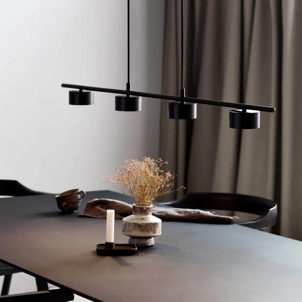 4-lichts hanglamp Clyde zwart design Nordlux 5704924001161
