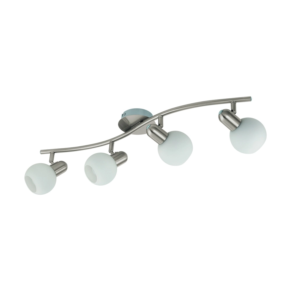 Plafondlamp Comba 4-lichts nikkel