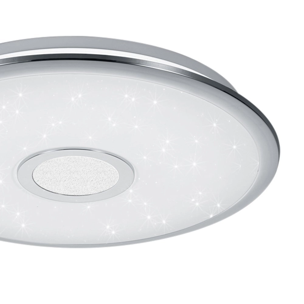 LED plafondlamp Osaka 42cm grijs met stereffect Trio 4017807337723