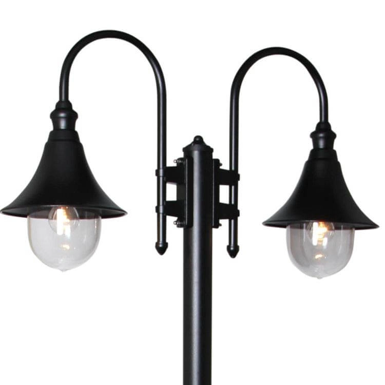 Klassieke staande lamp Calice 2-lichts zwart Franssen 8033239008839