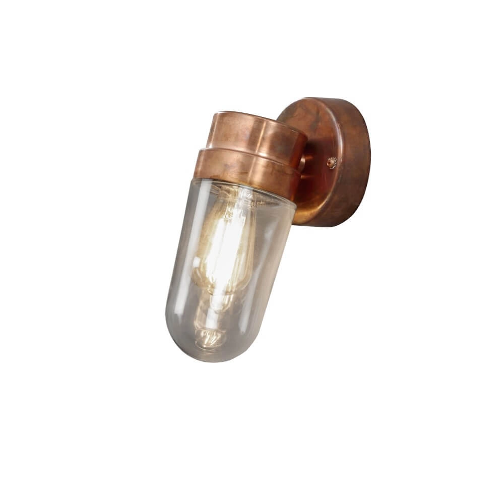 Landelijke buitenlamp Vega koper