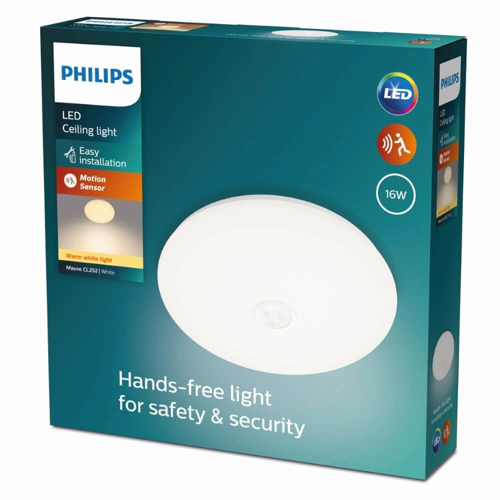 Binnenlamp Mauve met sensor Ø 32cm Philips 8719514431843