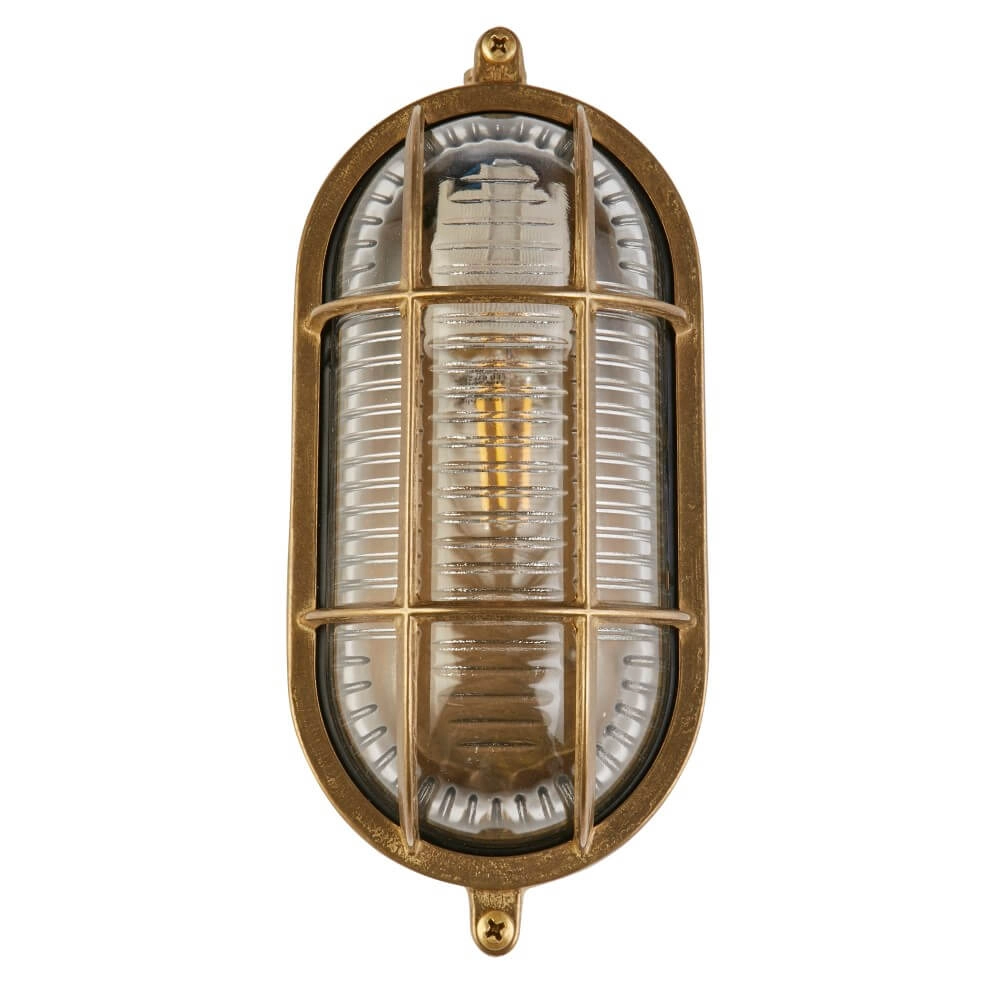 Goude wandlamp Bulkhead klassiek Searchlight 5053423244204