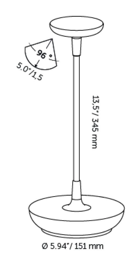 Bruine hanglamp Sway Table Green Egg Edition In-lite 8717051006494