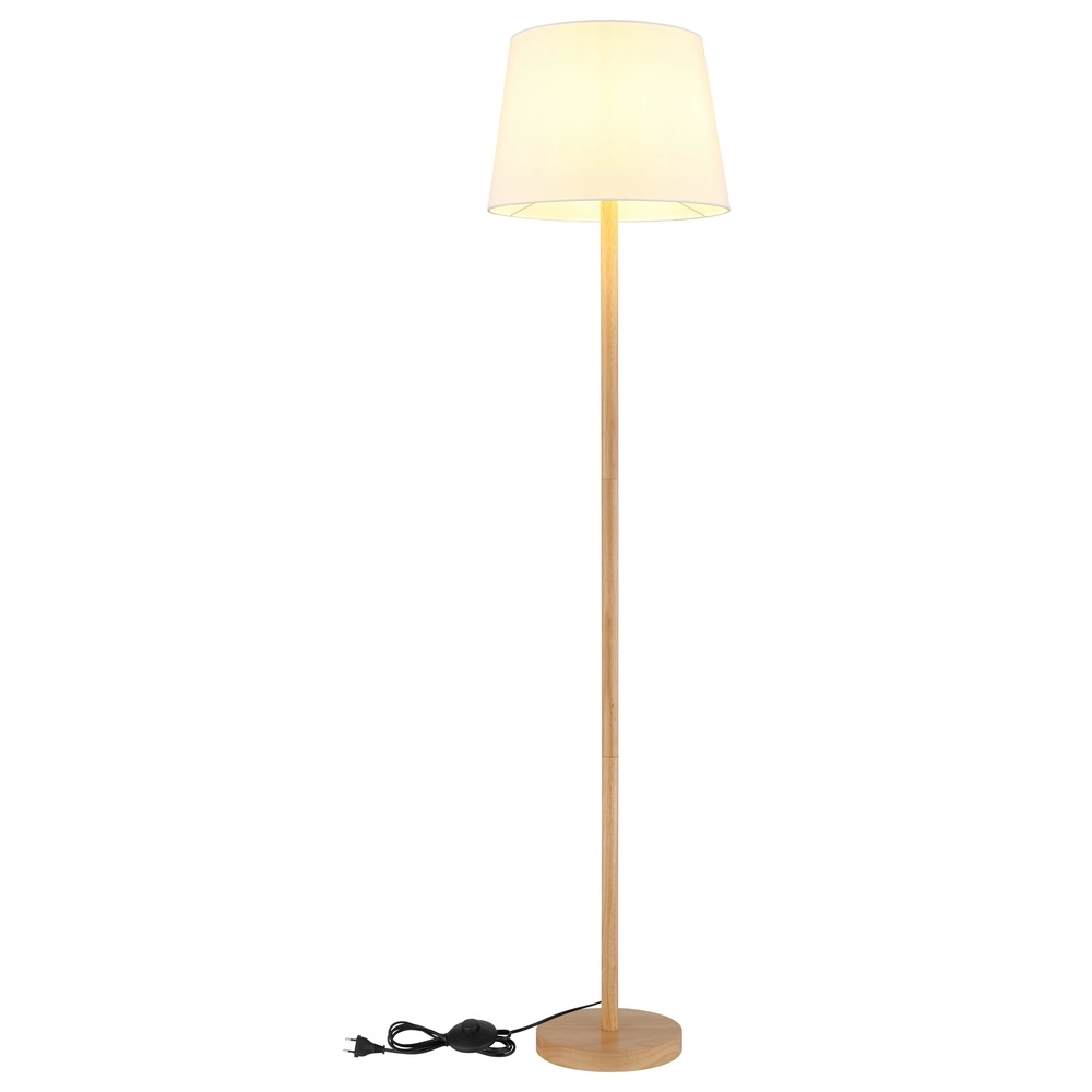 Vloerlamp Joris hout Globo 9007371516810