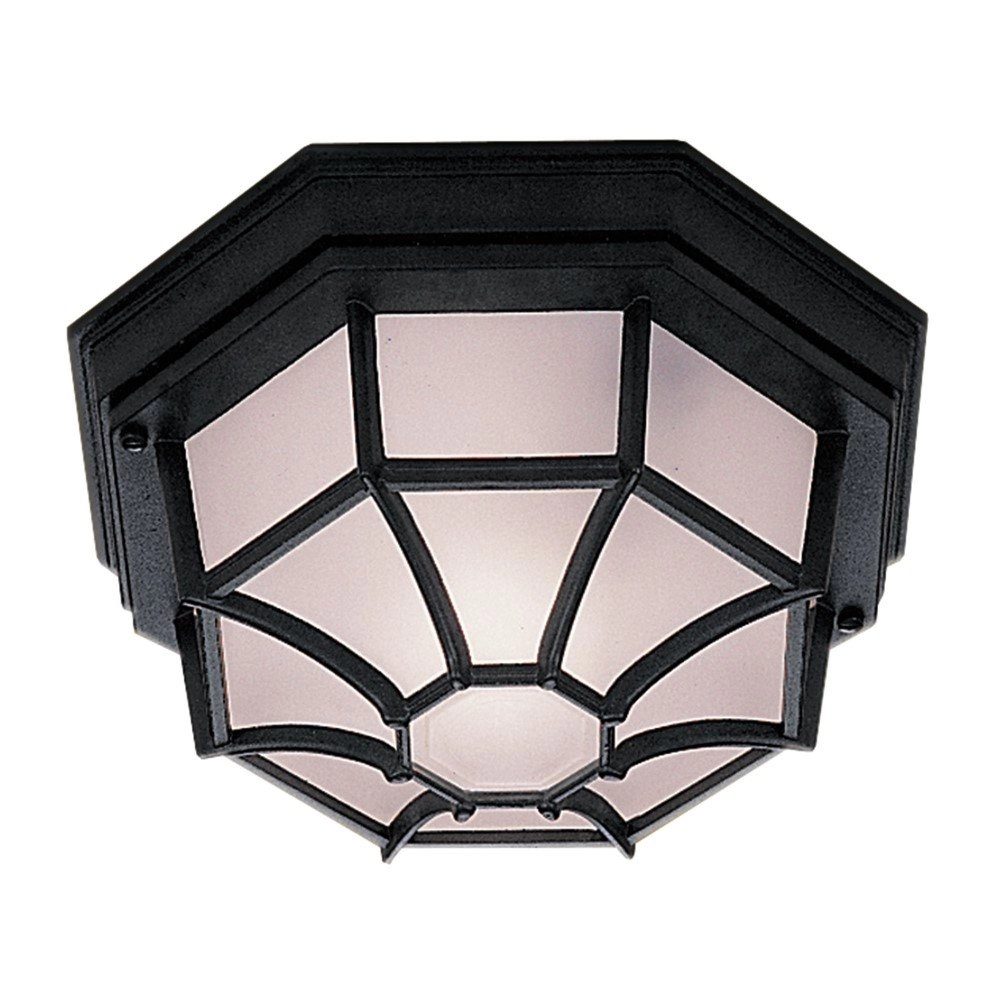 Klassieke plafondlamp Outdoor zwart