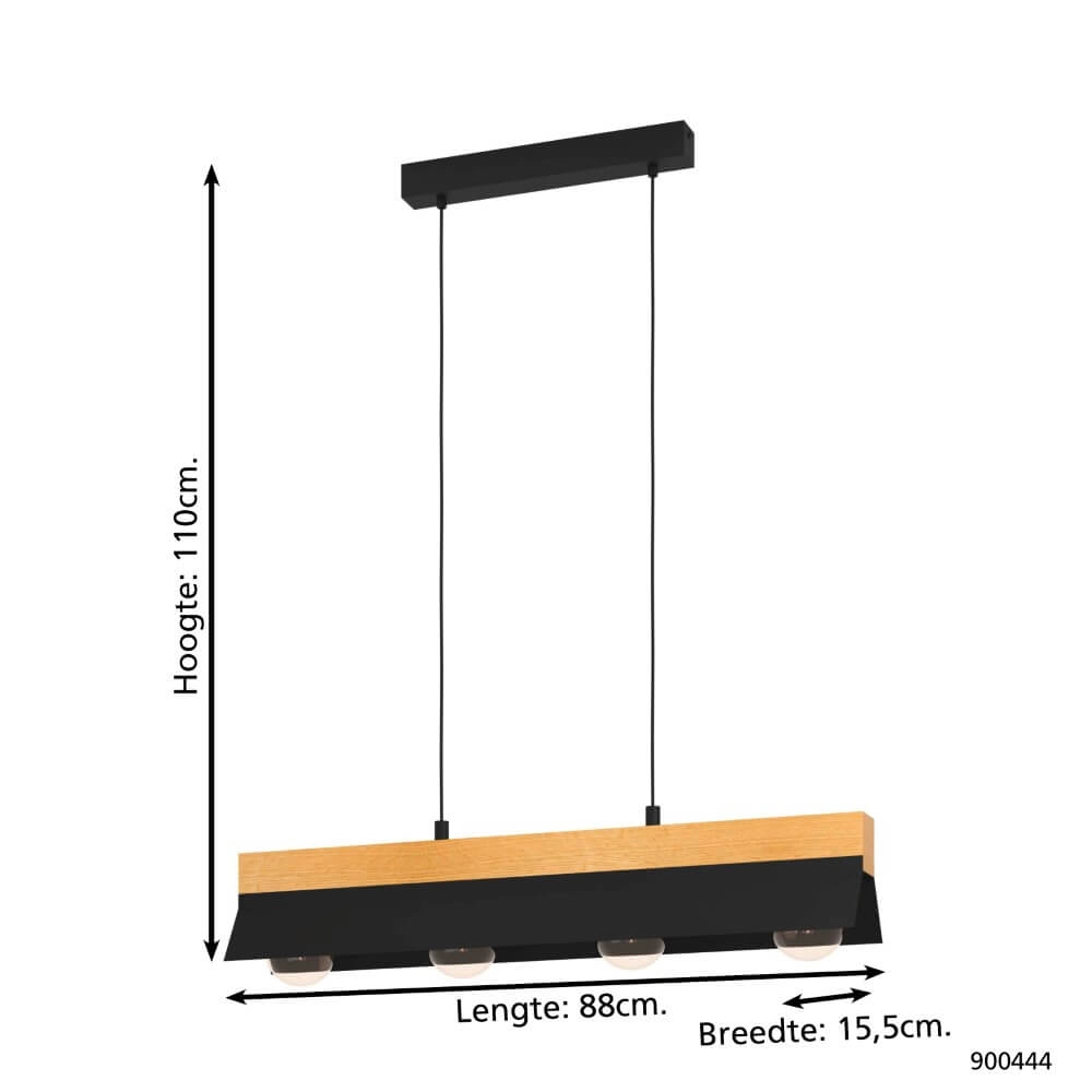 Moderne hanglamp Tarrafo Eglo 9008606243952
