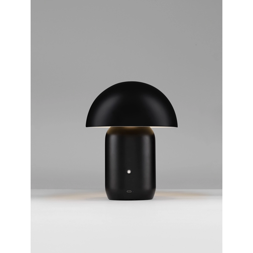 Design tafellamp Pois oplaadbaar zwart