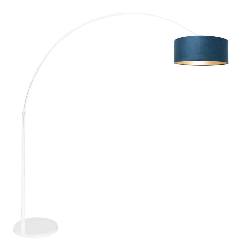 Velvet booglamp Sparkled blauw