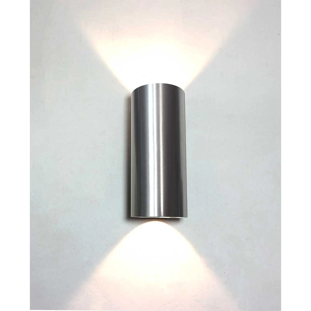 RVS wandspot Brody 2-lichts