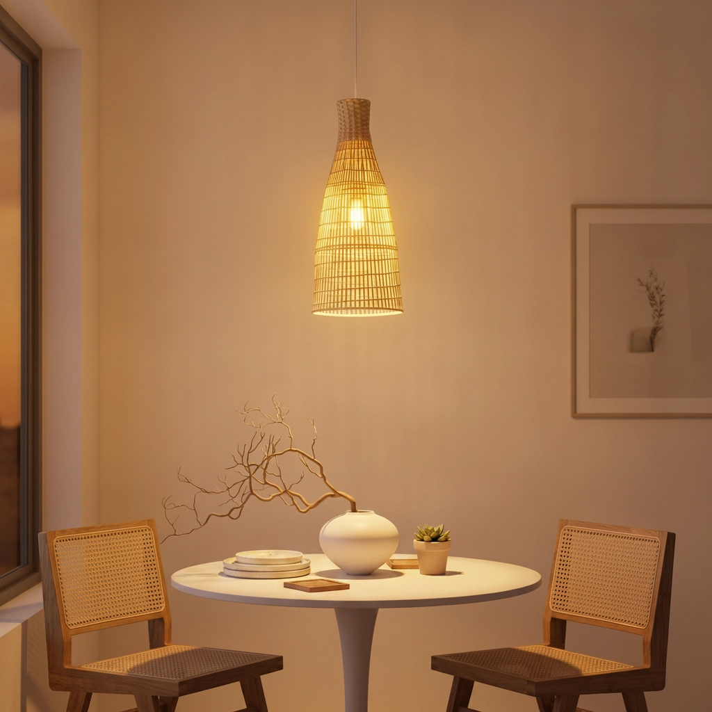 Witte hanglamp Niro Ø 24cm