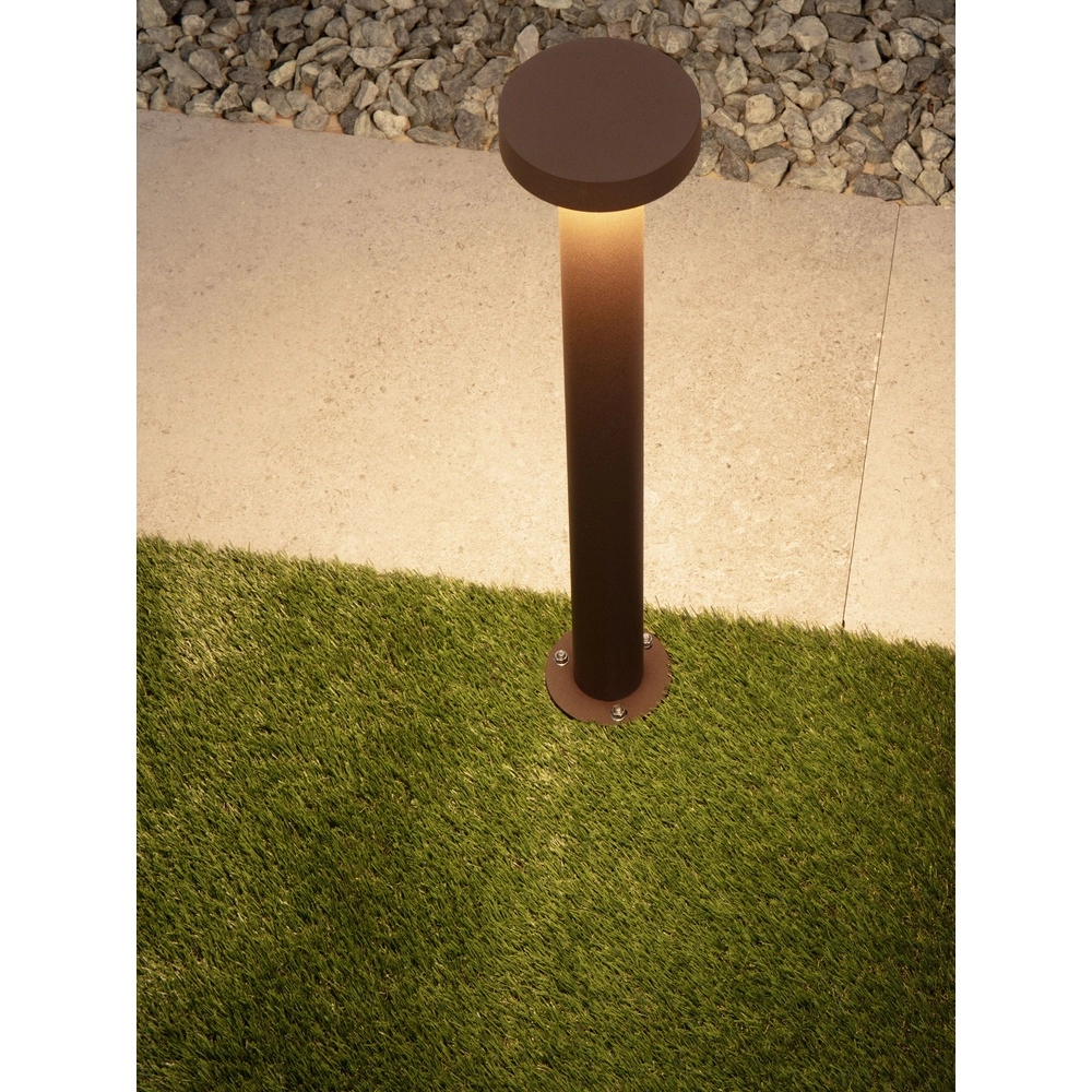 Desing tuinlamp Gong roestbruin 60cm - 3000K Lyora 5212017496232