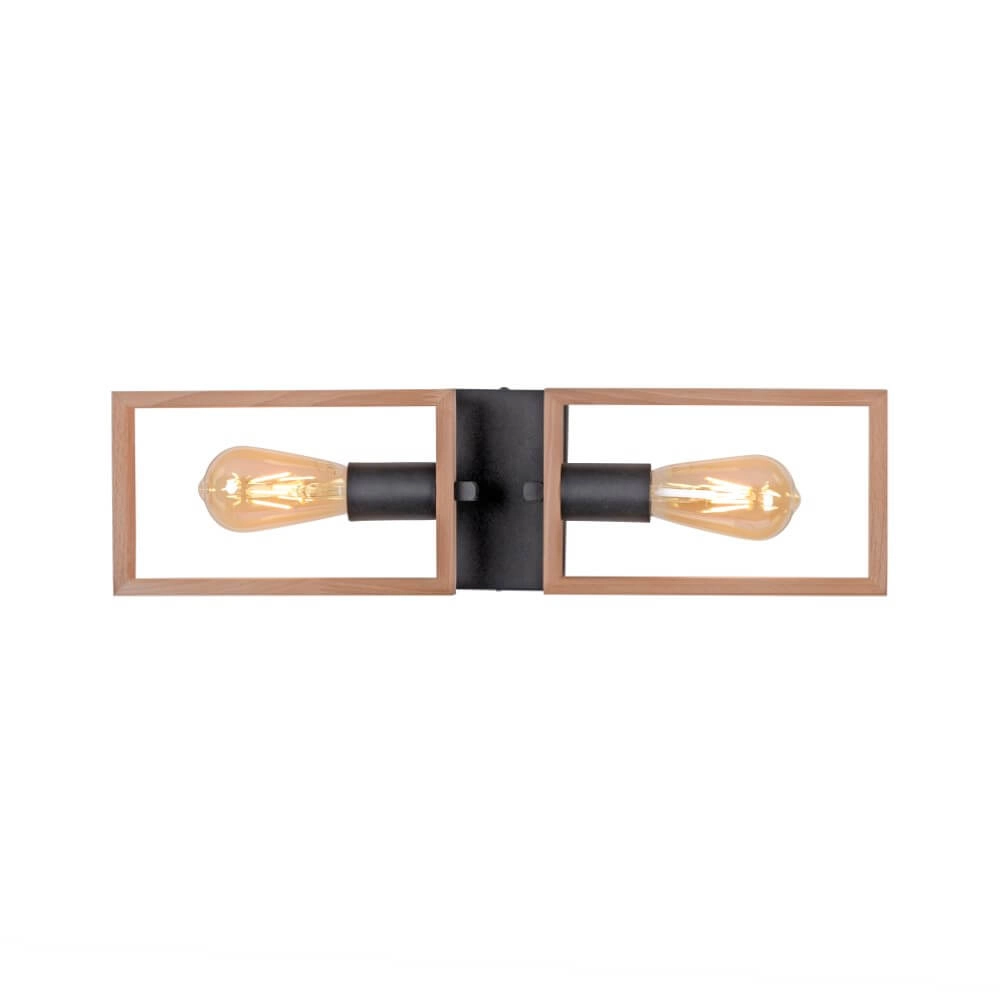 Landelijke plafondlamp Franky 2-lichts Just Light 4043689983116