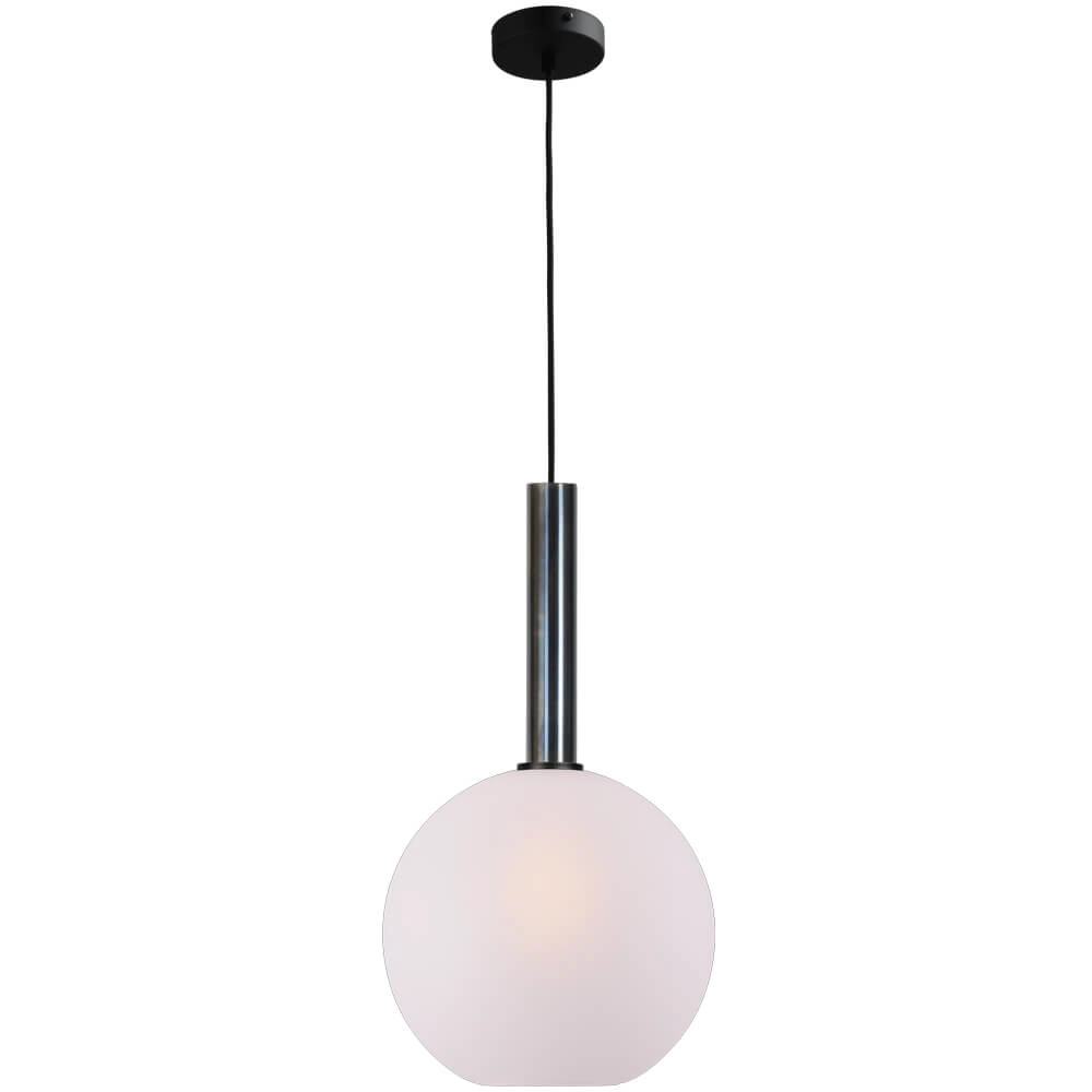 Hanglamp Ø 30cm Bella 2 Dappled oil met mat wit glas
