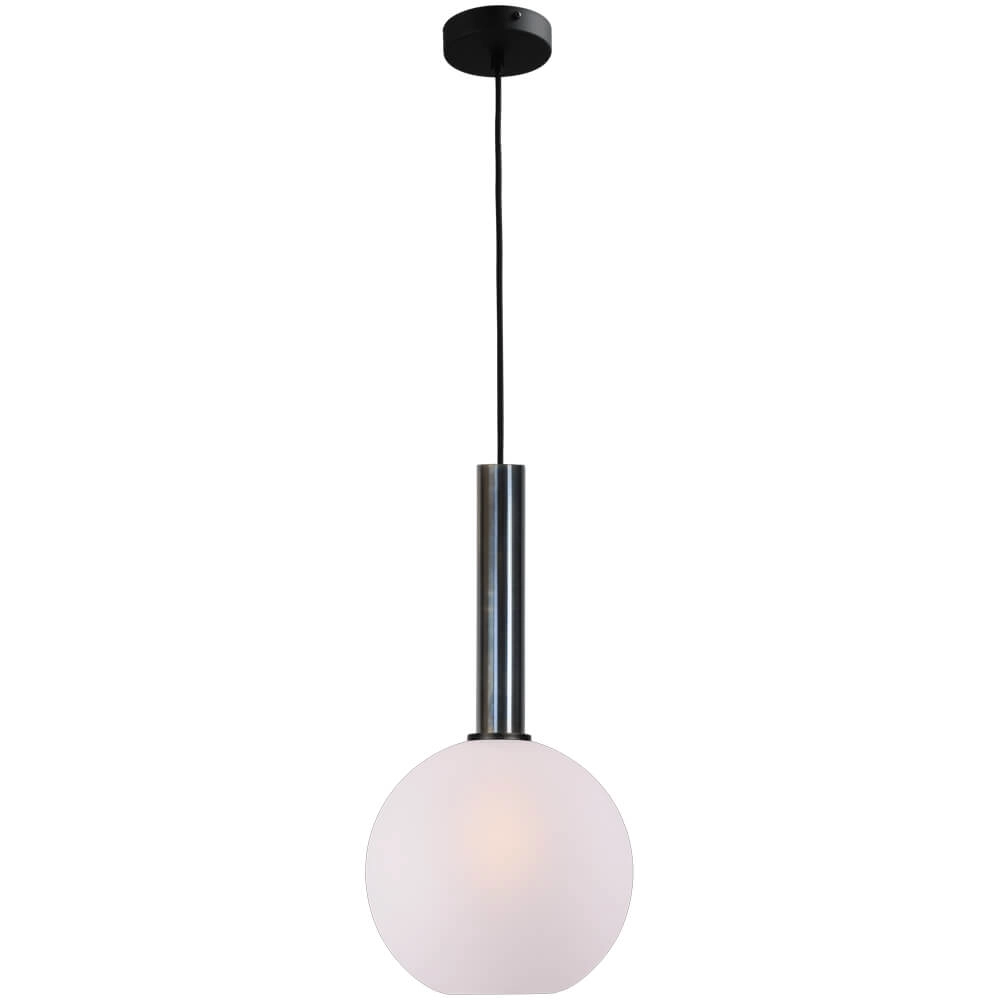 Hanglamp Ø 25cm Bella 2 Dappled oil met mat wit glas