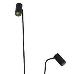 Zwarte leeslamp Mono 2-lichts Lyora 5903139771894
