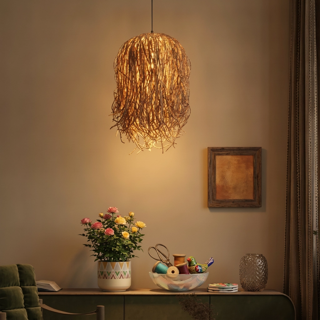 Natuurlijke hanglamp Hay Ø 32cm