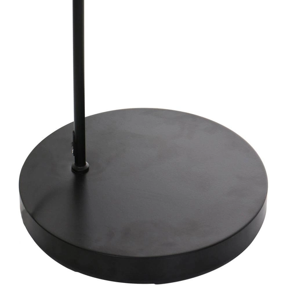 Booglamp Solva zwart met bamboe Steinhauer 8712746176889
