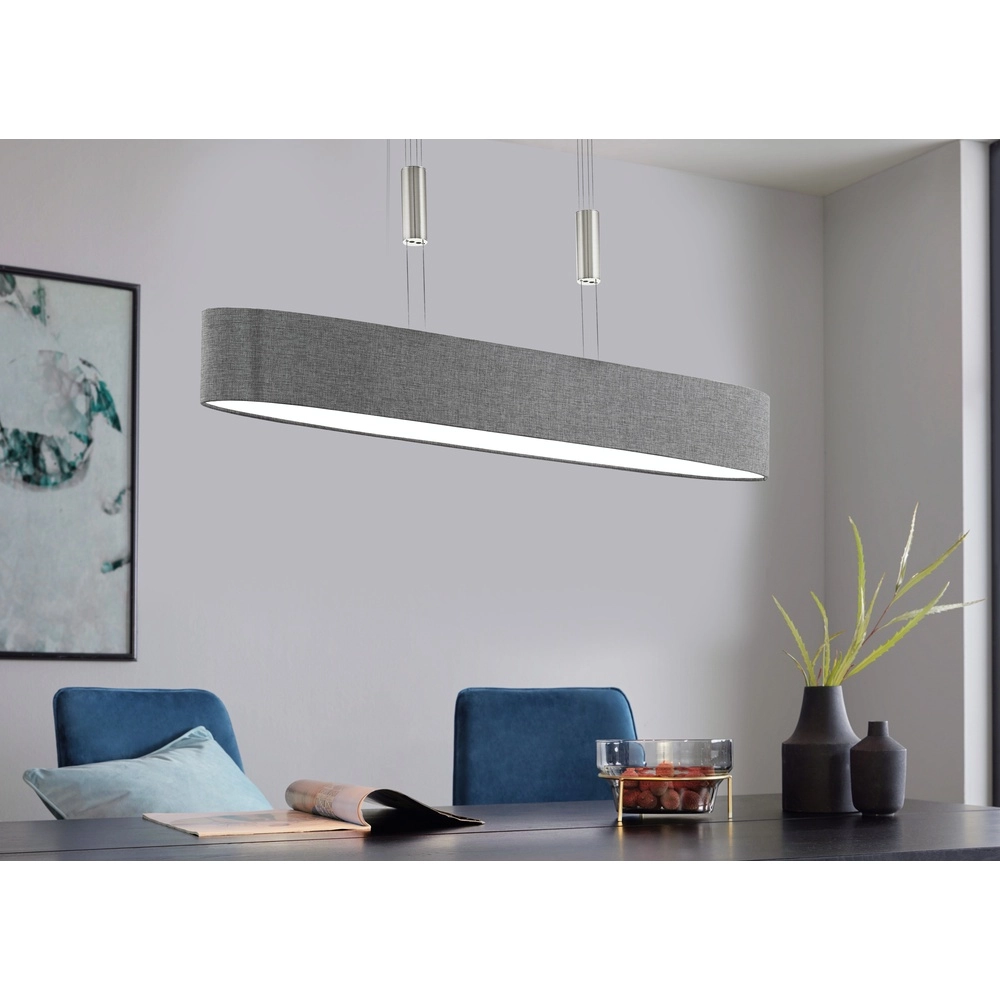 Ovale hanglamp Romao nikkel en chroom Eglo 9002759953515
