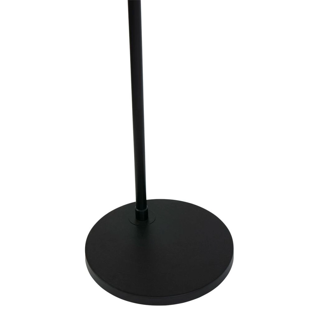 Zwarte booglamp Vela Lino met zwarte kap Ø60cm Steinhauer 8712746183597