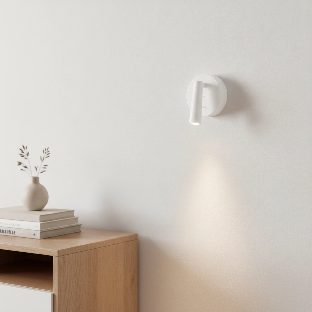 Bedlampje Tico wit