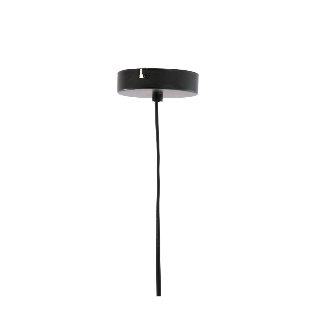 Landelijke hanglamp Bozona licht bruin Ø 38,5cm Light & Living 8717807843960