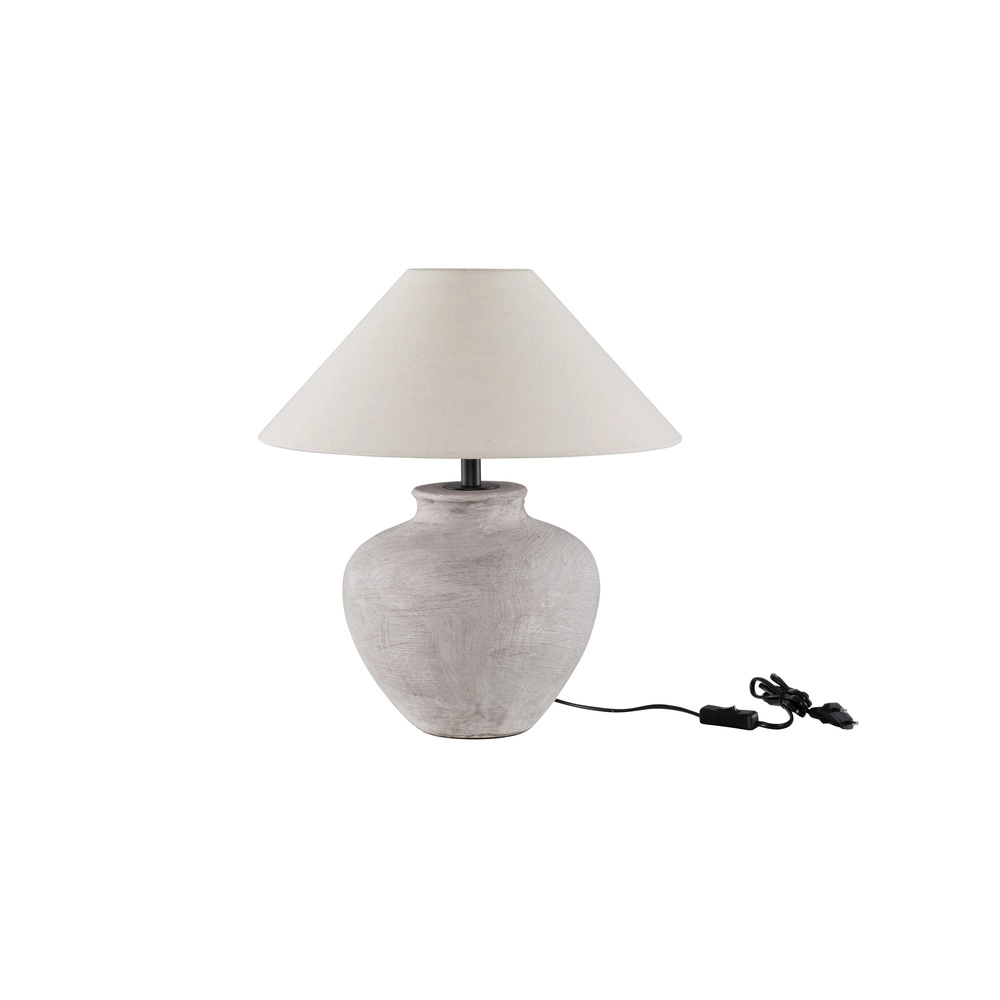 Tafellamp Lupe beige keramiek Lyora 5212017477880