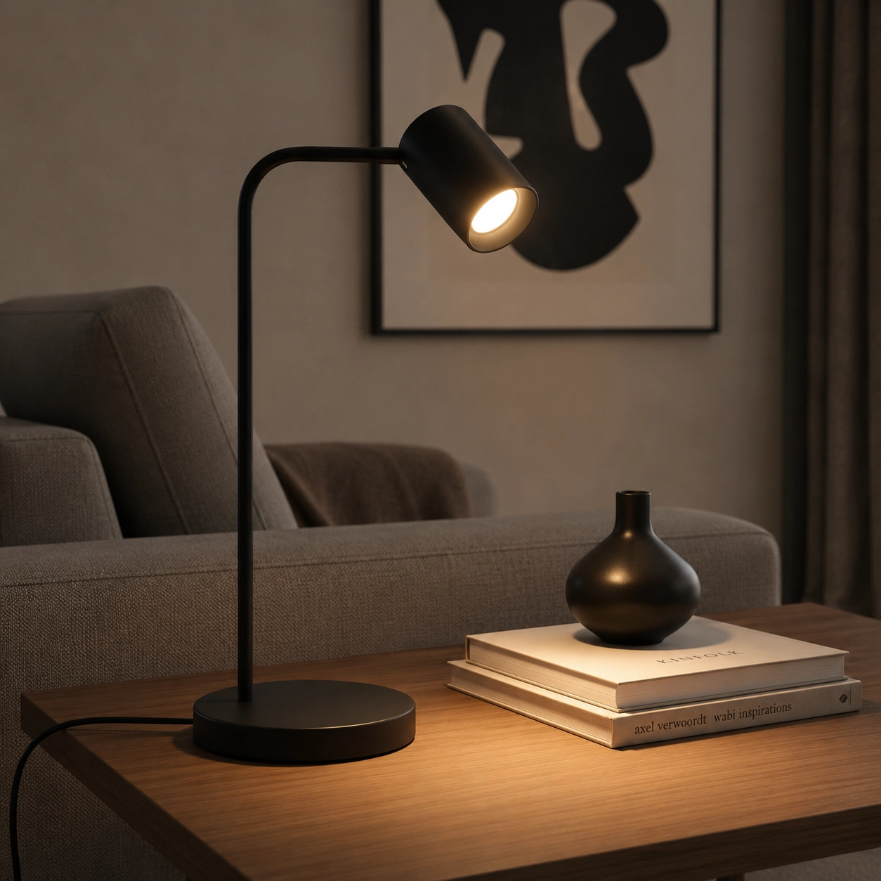 Design tafellamp Megano zwart