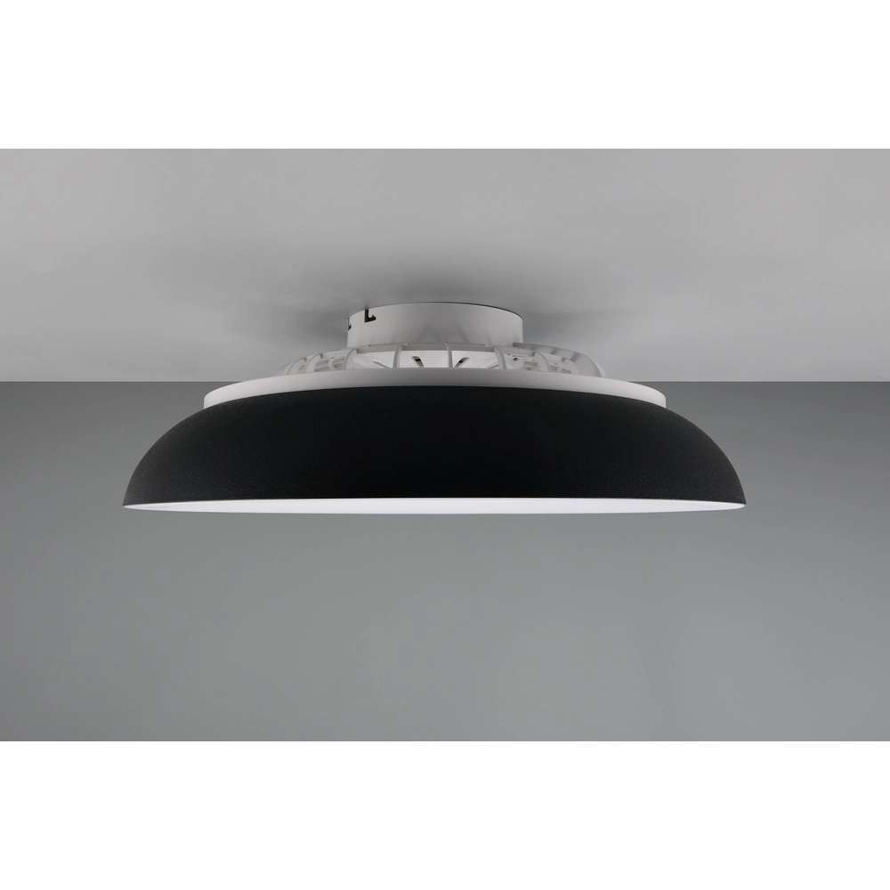 Design ventilator Svaerholt zwart Ø 60cm met RGB functie Trio 4017807688795