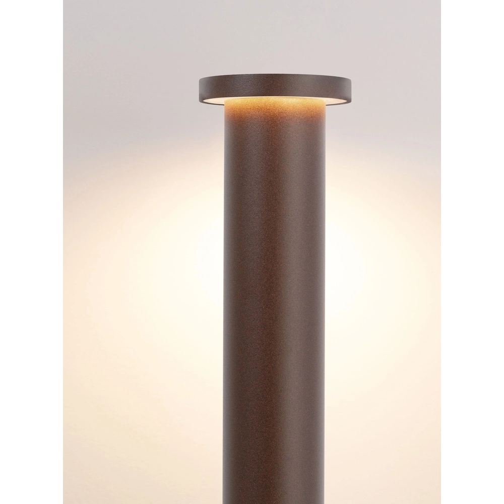 Moderne padverlichting Bast roestbruin 65cm - 3000K Lyora 5212017497680