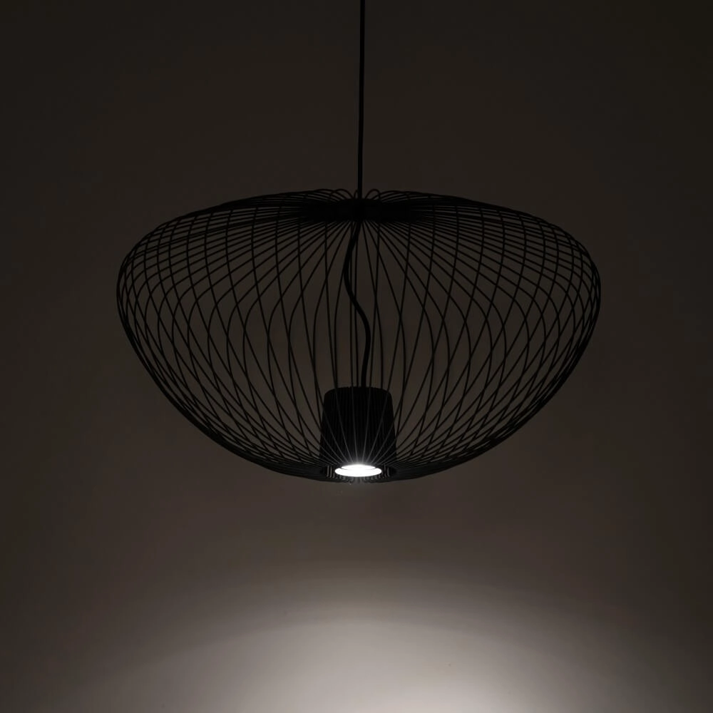 Rotan hanglamp Pumpkin M Ø 54,5cm Lyora 5903139112451