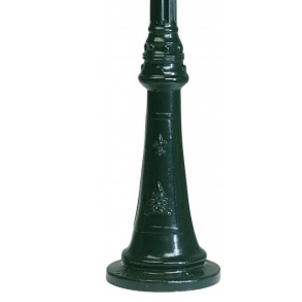 Nostalgic mast Cyprus E81 zwart KS verlichting 8714732590242