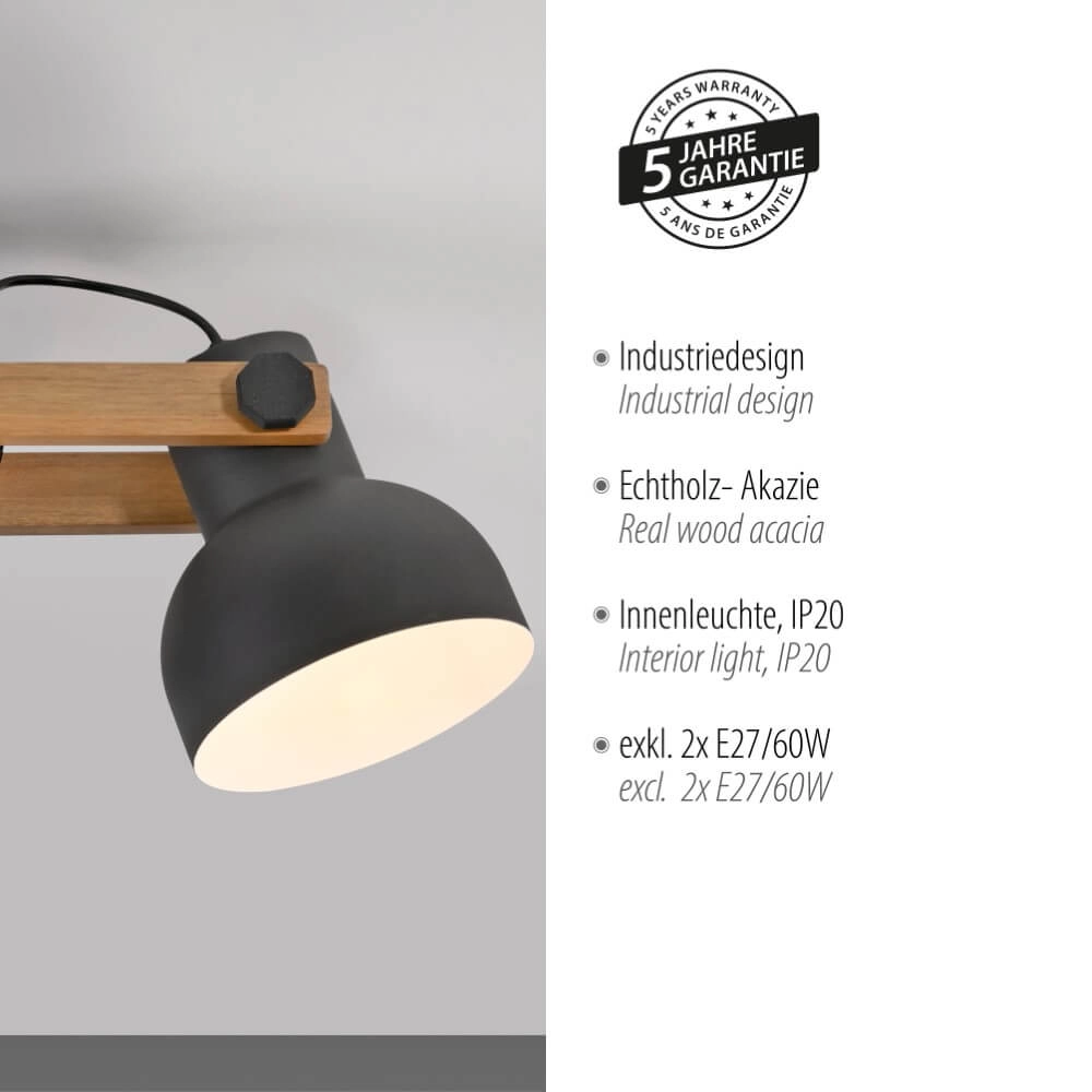 Plafondlamp Cup 2.0 2-lichts Just Light 4043689000684