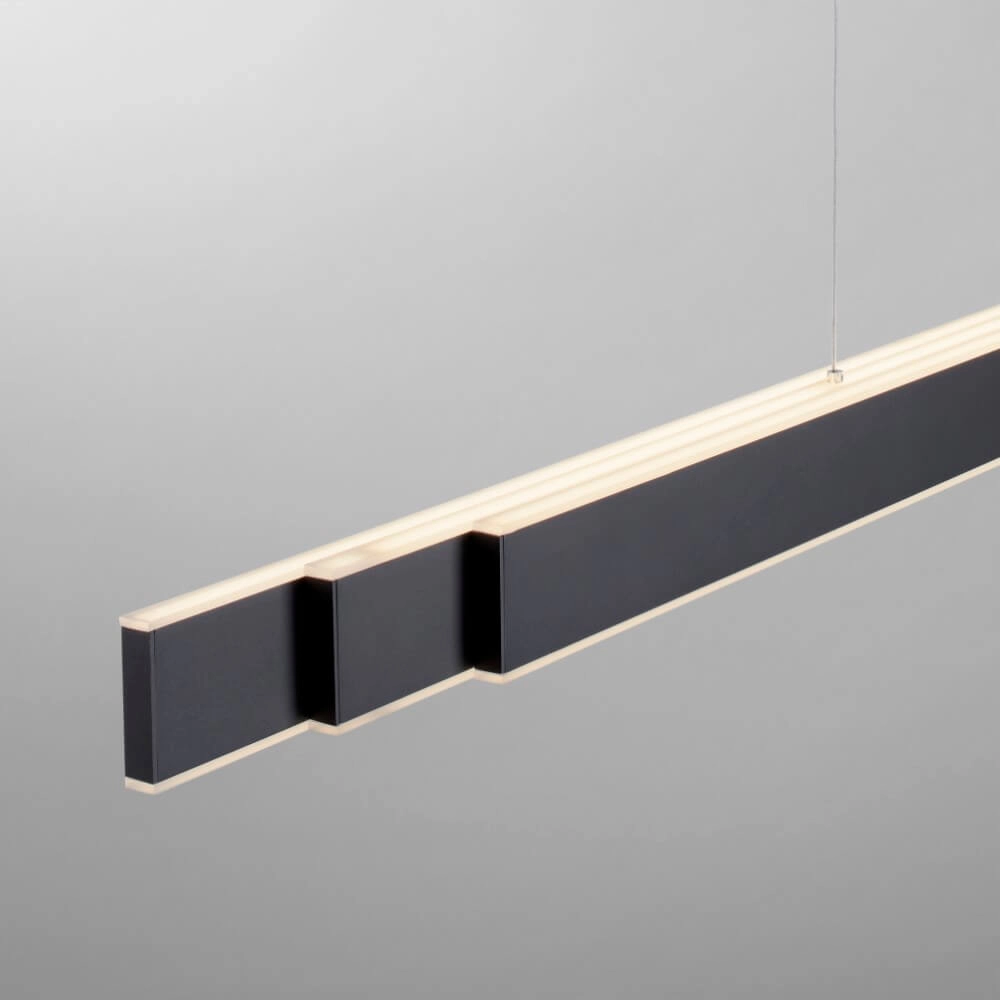 Strakke hanglamp Pure Lume antraciet Paul Neuhaus 4012248357842